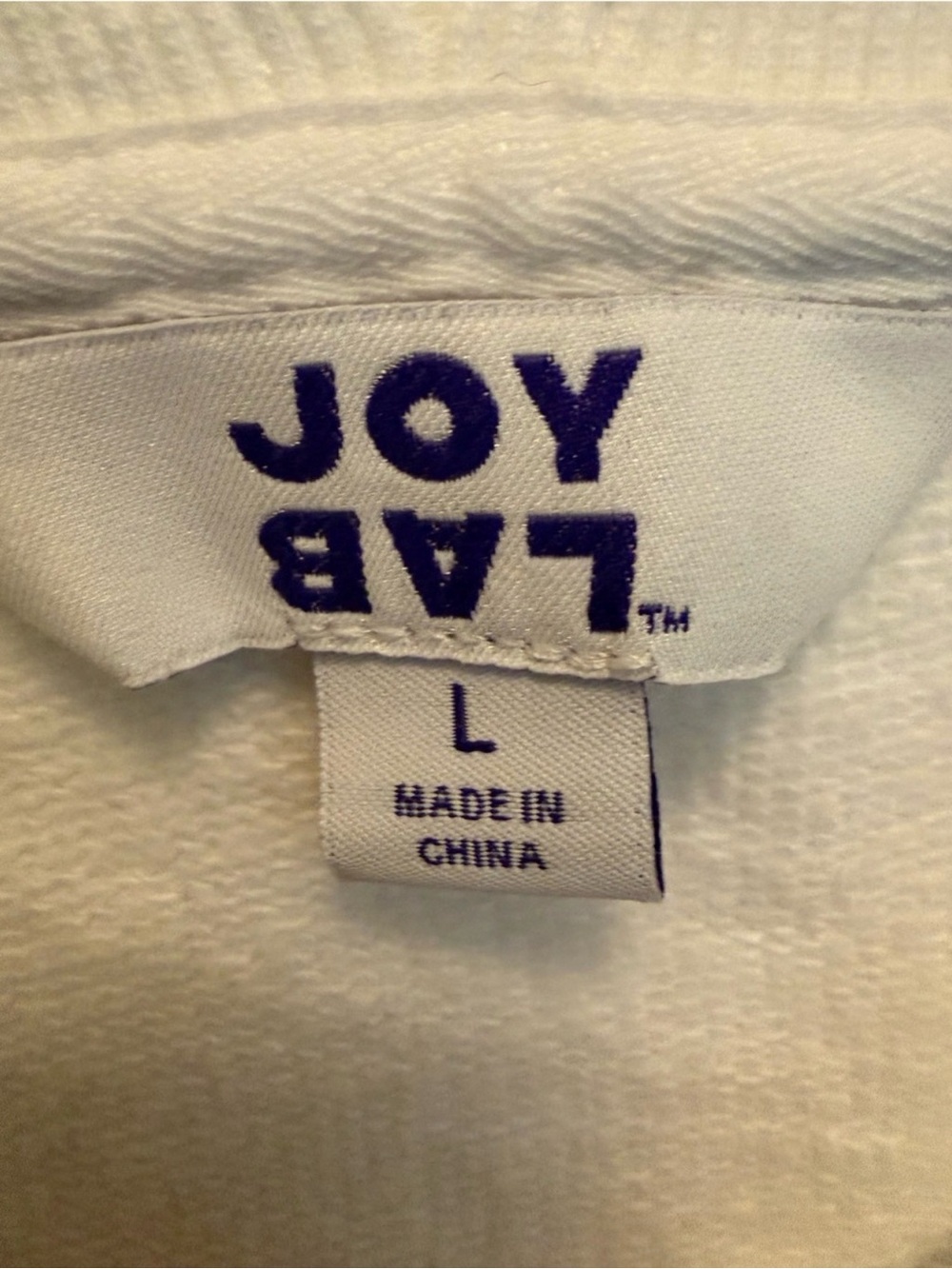 JoyLab White Crewneck Sweatshirt - Picture 4 of 6
